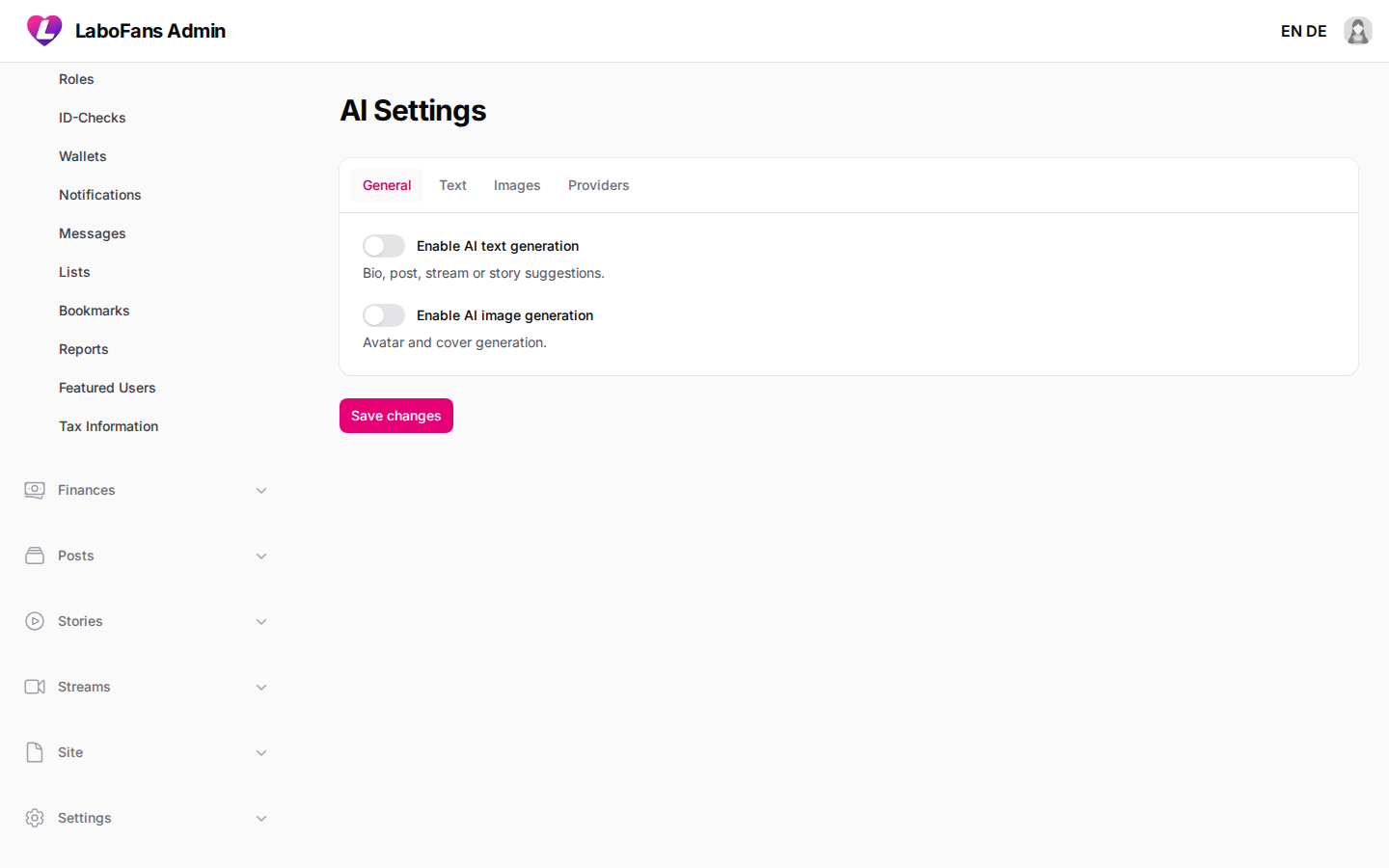 AI screenshot